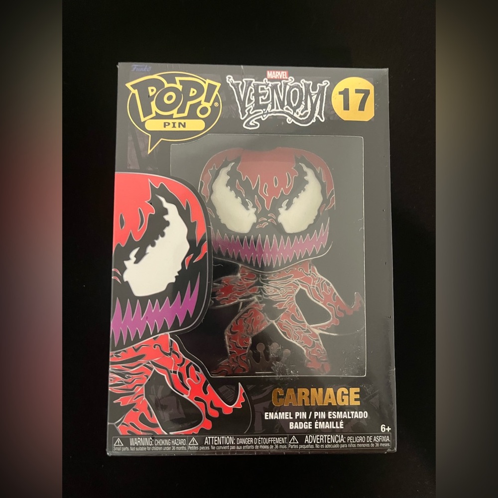 Funko Pop! Pins Marvel: Venom Carnage Enamel Pin #17
